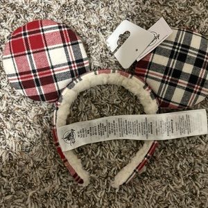 Disney Sherpa Plaid Mickey Ears